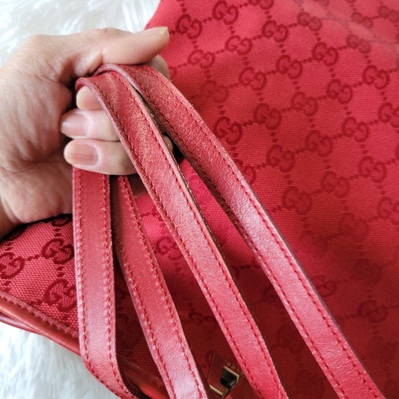 Authentic Gucci Canvas Tote with Certificate of Authenticity Good Condition - Picture 2 of 8